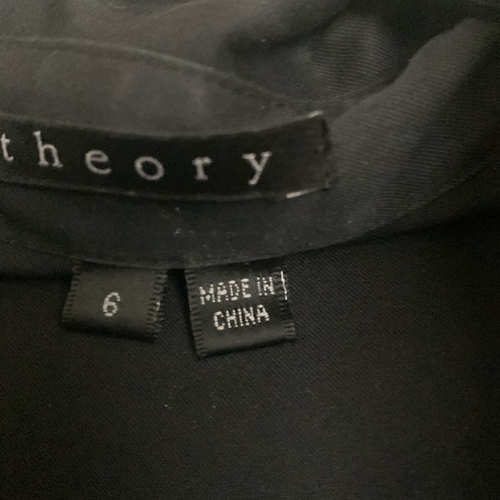 Theory black cotton dress!